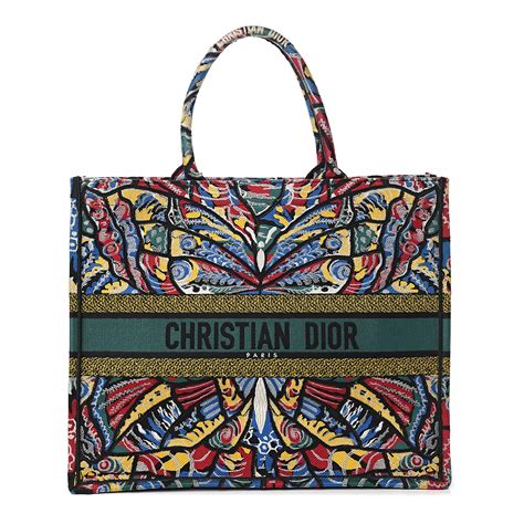 christian dior canvas tote.